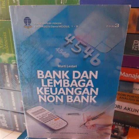 Jual Buku Bank Dan Lembaga Keuangan Non Bank By Dr Murti Lestari M Si