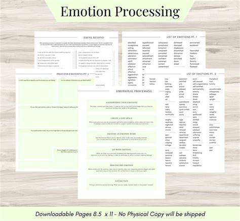 Personal Development Ideas Play Worksheets List Of Emotions