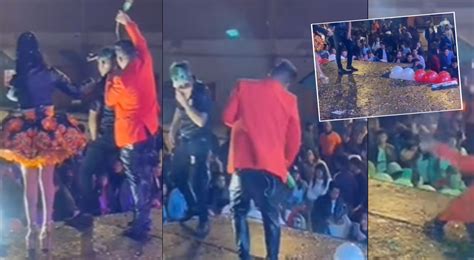 TikTok viral Perú Animador mojó de cerveza a bailarín pero el karma