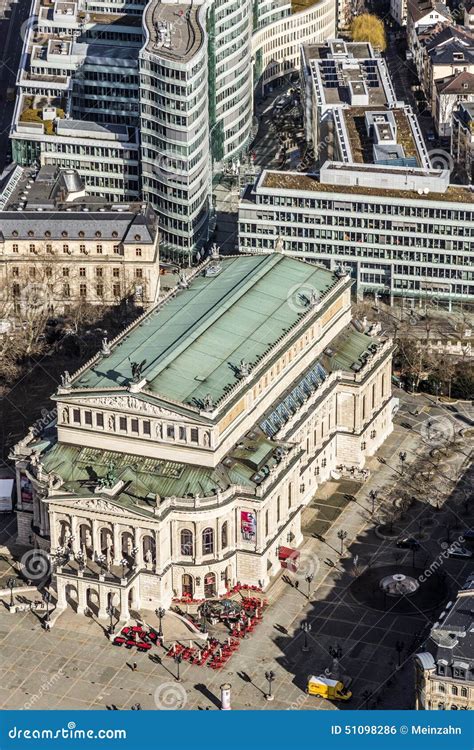 Aerial View The Alte Oper Editorial Photo Image Of Architecture