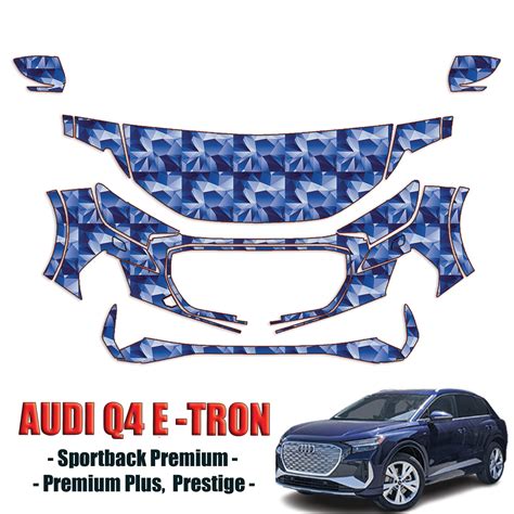 2022 2024 Audi Q4 E Tron Sportback Premium Premium Plus Prestige Pre Cut Paint Protection Kit