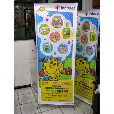 Jual Paket Cetak X Banner XBANNER STAND BANNER TIANG PLUS MEDIA Ukuran