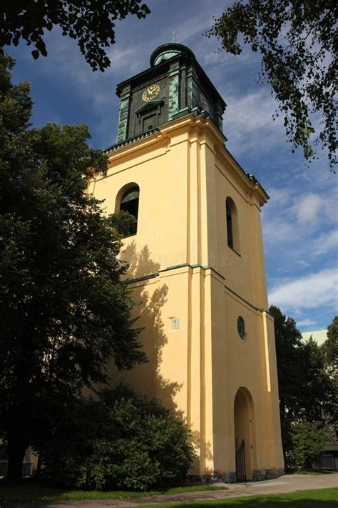 St Olai De Klokketoren Van De Kerk S Klok Norrkoping Zweden Stock