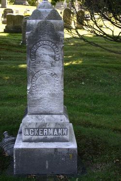 Frederick A Ackermann 1840 1907 Mémorial Find a Grave