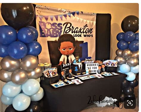 Boss Baby Party Baby Birthday Party Boy Baby Birthday