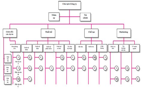 Cơ cấu tổ chức dự án dạng ma trận Matrix project organizational