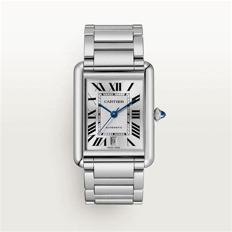 Tank De Cartier Mens Watches Steel Gold Cartier