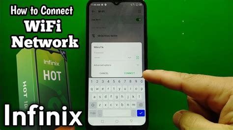 How To Connect Wifi In Infinix Hot I Youtube