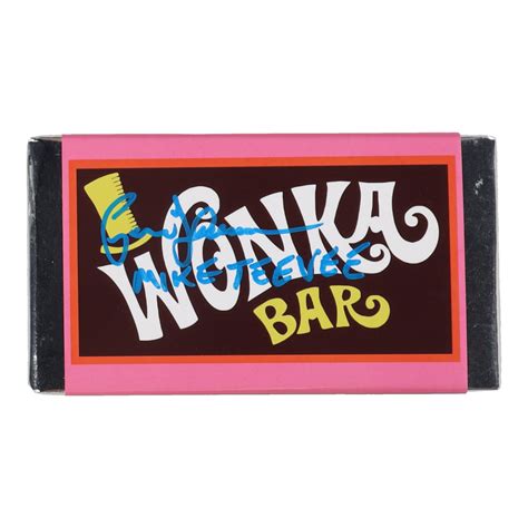 Paris Themmen Signed "Willy Wonka & the Chocolate Factory" Wonka Bar ...