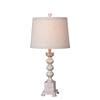 Fangio Lighting In Antique White Resin Table Lamp W Ant Wht