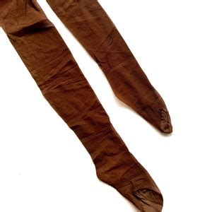 Vintage Saks Fifth Avenue 1950s Nylon Stockings 50s Tights Lingerie Etsy