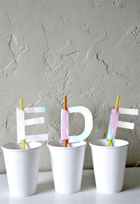 25 Easy Diy Straw Toppers Try Your Own Now Diy Crafts