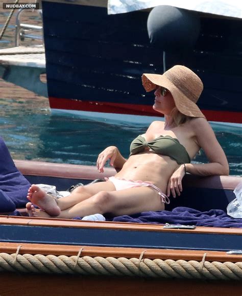 Gillian Anderson In Bikini At Portofino Italy Celebzz Celebzz Hot Sex