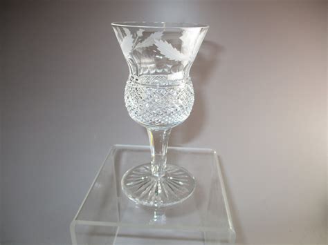 Edinburgh Crystal Thistle Sherry Glass Etsy