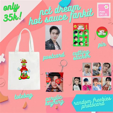 Jual READY STOCK FANKIT TOTEBAG KPOP NCT DREAM HOT SAUCE Shopee Indonesia