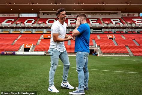 Football S First Openly Gay Player Reveals He Is Engaged To Electrician Fianc After Proposing