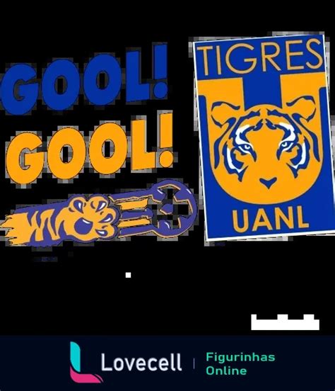 Figurinha Gool Tigres UANL Para WhatsApp Lovecell