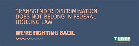 Tldef Leads Coalition Opposing Hud Anti Transgender Emergency Housing Rule A4te