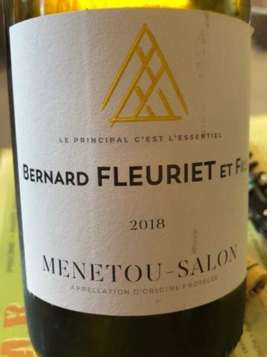 Domaine Bernard Fleuriet Fils Menetou Salon Vivino