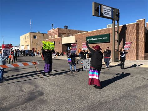 #HappeningNow: Riverton street closure due to protest - County 10