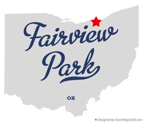 Map of Fairview Park, OH, Ohio