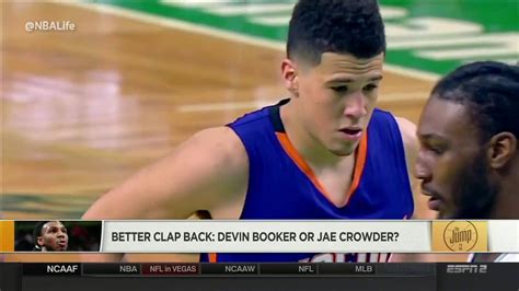 NBA The Jump Devin Booker Jae Crowder Get Into Twitter Exchange