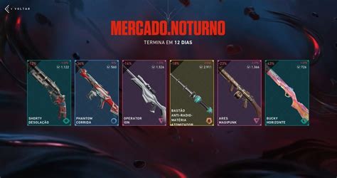 Valorant Mercado Noturno Volta Em Agosto Veja Skins Valorant Ge