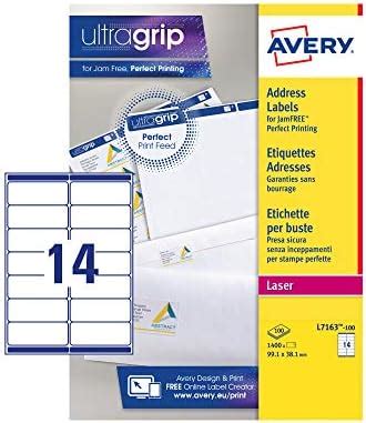 Avery Tiquettes Adresse Autocollantes Blanches Personnalisables