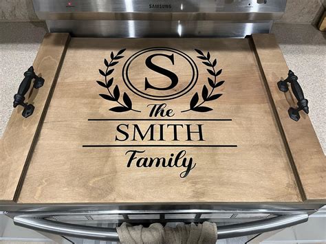 Stove Cover Noodle Board Personalized Kitchen Decor Wooden Stove Top Stove