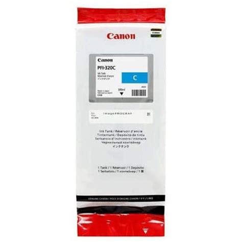 Canon Original PFI 320C Printer Cartridge Cyan 300ml