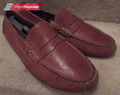 Cole Haan Mens Brown Grant Canoe Penny Loafer Driving Mocs Shoes Size 12m Euc C12134