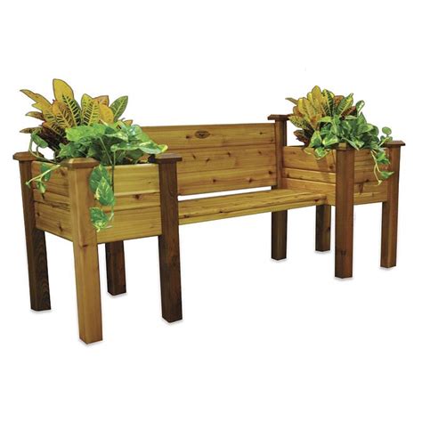 Cedar Planter Bench The Green Head