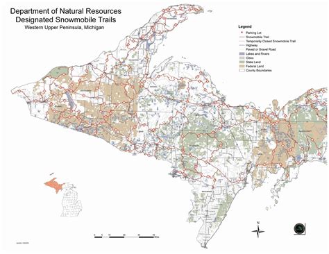 Snowmobile Trails In Upper Peninsula Michigan