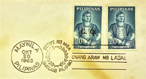 Famous Filipinos On Philippine First Day Covers Expressions