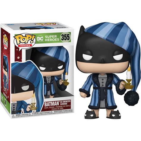 Funko Dc Holiday Pop Heroes Batman As Ebenezer Scrooge Vinyl Figure 355