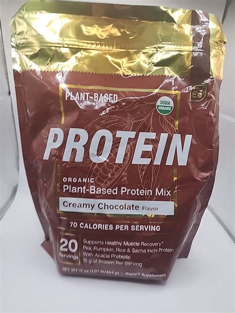 Organic Plant Based Protein Mix Creamy Chocolate 20 Servings Essential