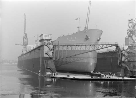 M S Eiyo Maru Dokbeurt Rotterdamsche Droogdok Maatschappij