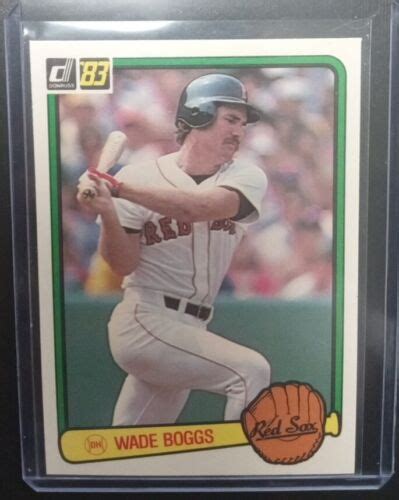 1983 Donruss Wade Boggs 586 Boston Red Sox Rookie RC NM Near Mint