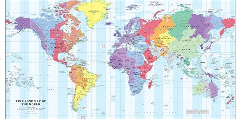 Time Zone Map With Military Zones