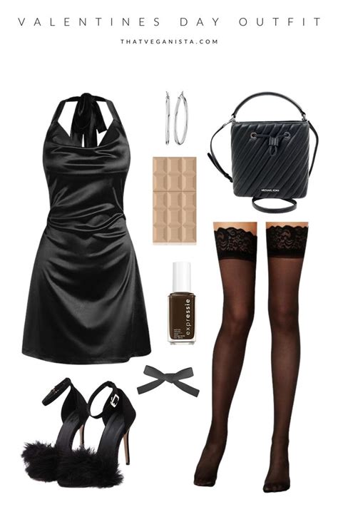 Vegan Valentines Day Outfit, valentines outfit, dark feminine aesthetic ...