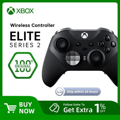 Controlador Inal Mbrico Xbox Elite Serie 2 Negro Para Xbox One Series S