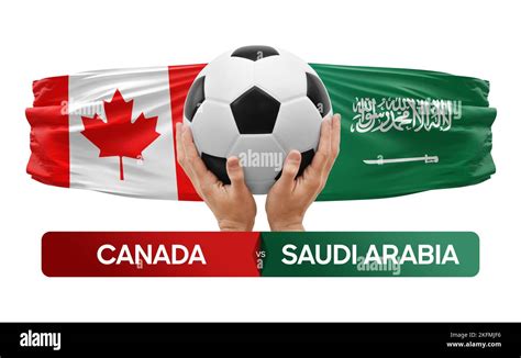 Canada vs Saudi Arabia national teams soccer football match competition ...