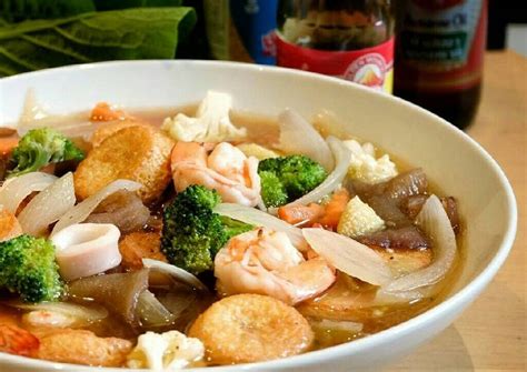 Resep Sapo Tahu Seafood Oleh Ria Flux Cookpad