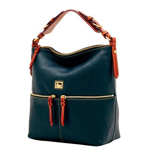 Dooney Bourke Dillen Medium Pocket Sac In Dusty Blue Blue Lyst