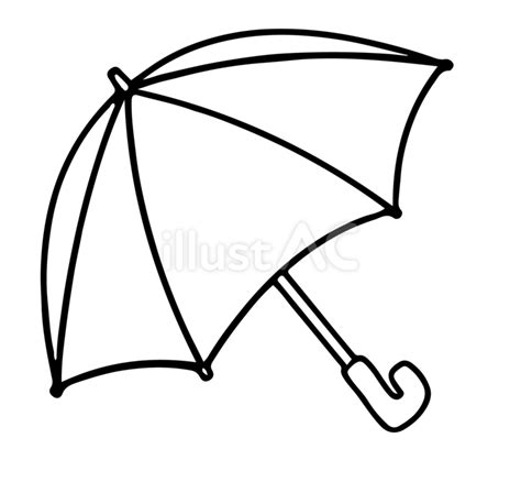 vectors umbrella black  white