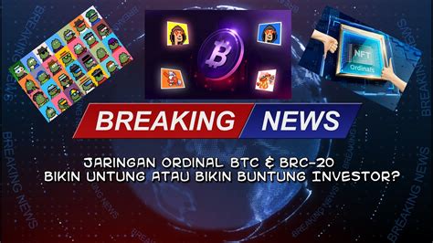 Breaking News Jaringan Ordinal BTC BRC 20 Bikin Untung Atau Bikin