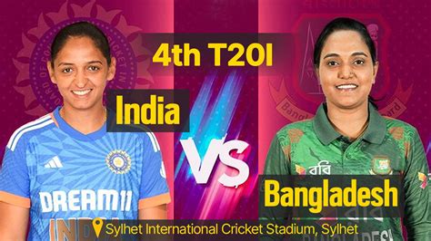 India Vs Bangladesh 4th Womens T20I Highlights Asha Sobhana