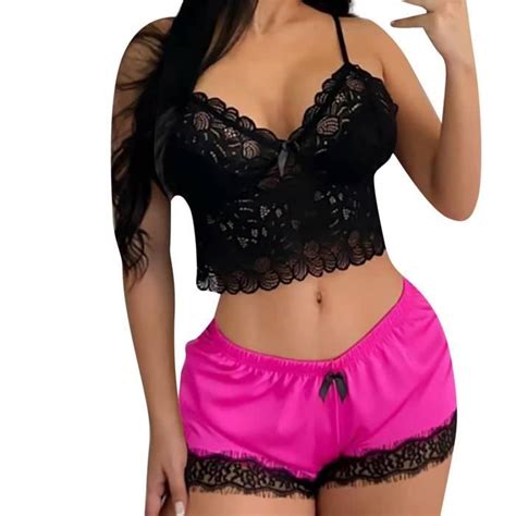 Mode Sexy dentelle vêtements de nuit Lingerie tentation sous vêtements