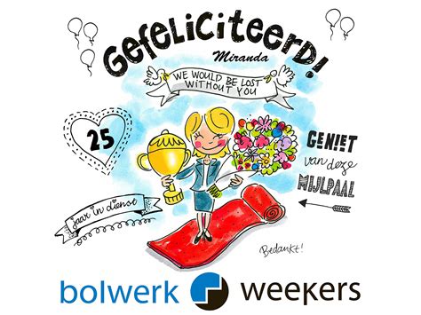 25 Jarig Jubileum Van Miranda BolwerkWeekers