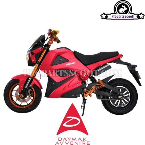 Electric Motorcycle Daymak Em1 72volts 500watts — Red